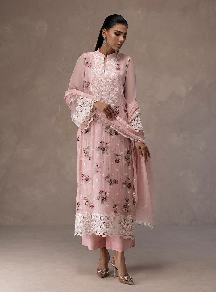 Zainab Chottani | Eid Edit 26 | Rose Luxe - Luxury Dress - available at Maria Faisal in UK and USA.