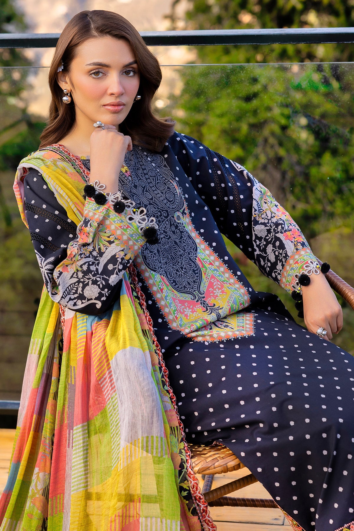 Charizma | Rang e Bahar | VOL 02 CRB6-15 - Luxury Dress - available at Maria Faisal in UK and USA.