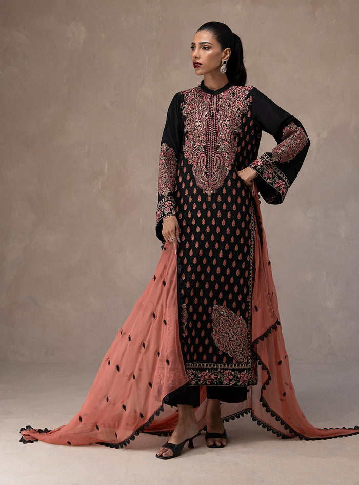 Zainab Chottani | Eid Edit 26 | Imperial Rose - Luxury Dress - available at Maria Faisal in UK and USA.