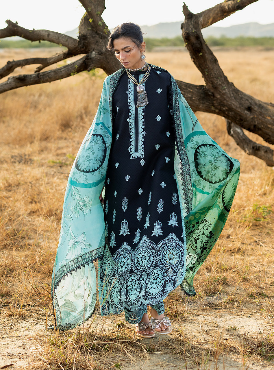 Zainab Chottani | Spring Summer Lawn 26 | Silva - Luxury Dress - available at Maria Faisal in UK and USA.