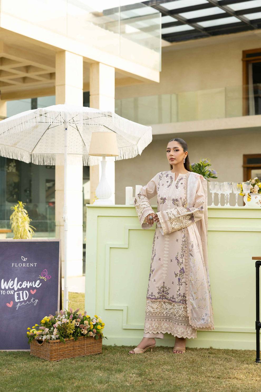 Florent | Eid Collection | FEF - 6A by Maria Faisal - Registered Vendor of : Florent - type : Ladies Clothes - 100% original wedding dresses