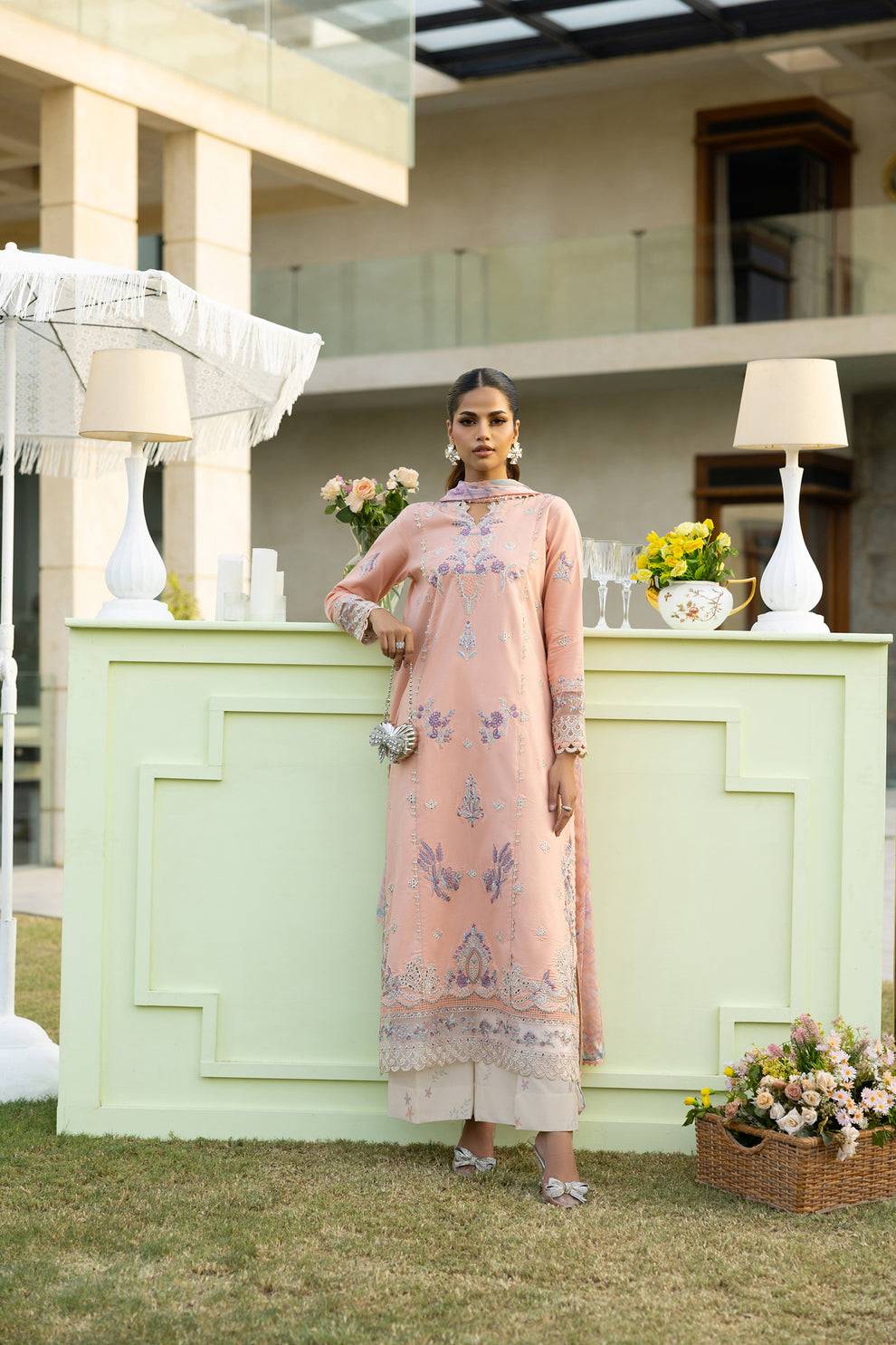 Florent | Eid Collection | FEF - 4A by Maria Faisal - Registered Vendor of : Florent - type : Ladies Clothes - 100% original wedding dresses