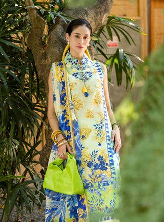 Roheenaz | Ethereal Bloom Lawn 25 | Celora by Maria Faisal - Registered Vendor of : Roheenaz - type : Ladies Clothes - 100% original wedding dresses