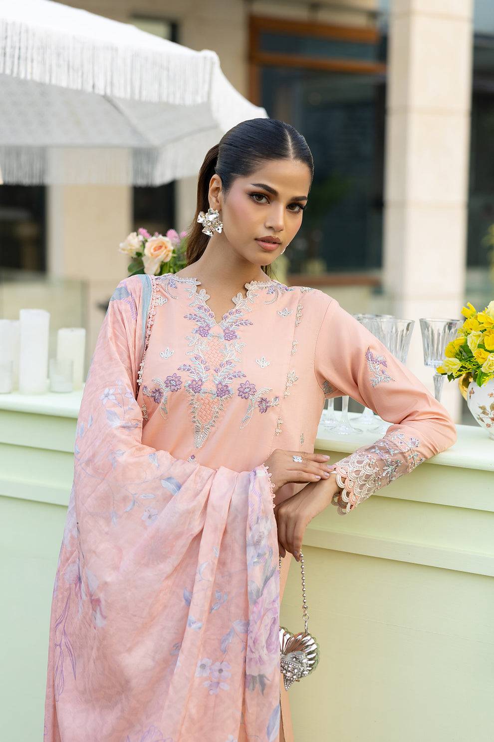 Florent | Eid Collection | FEF - 4A by Maria Faisal - Registered Vendor of : Florent - type : Ladies Clothes - 100% original wedding dresses