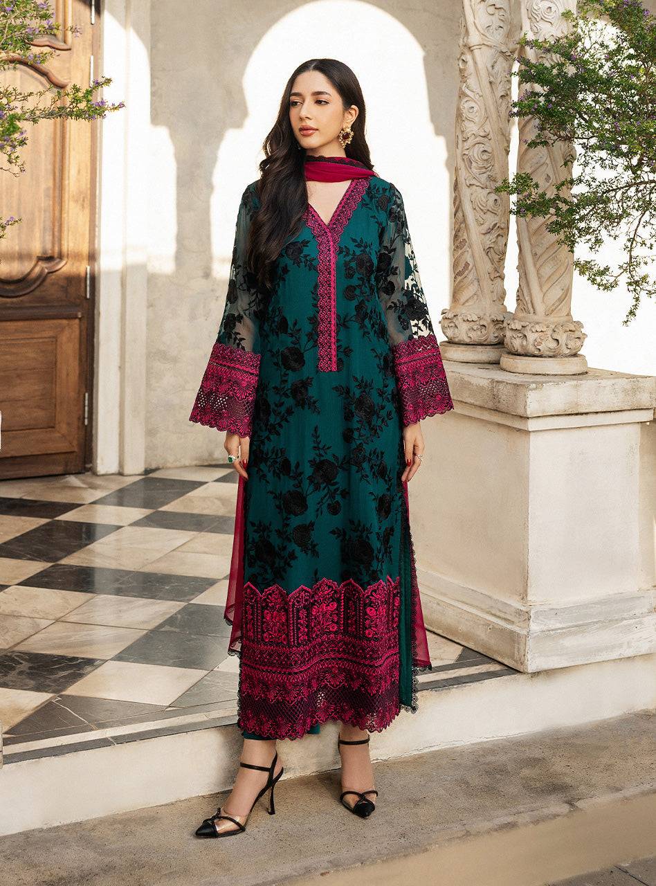 Zainab Chottani | Ramadan Edit 25 | Emerald Twilight by Maria Faisal - Registered Vendor of : Zainab Chottani - type : Ladies Clothes - 100% original wedding dresses