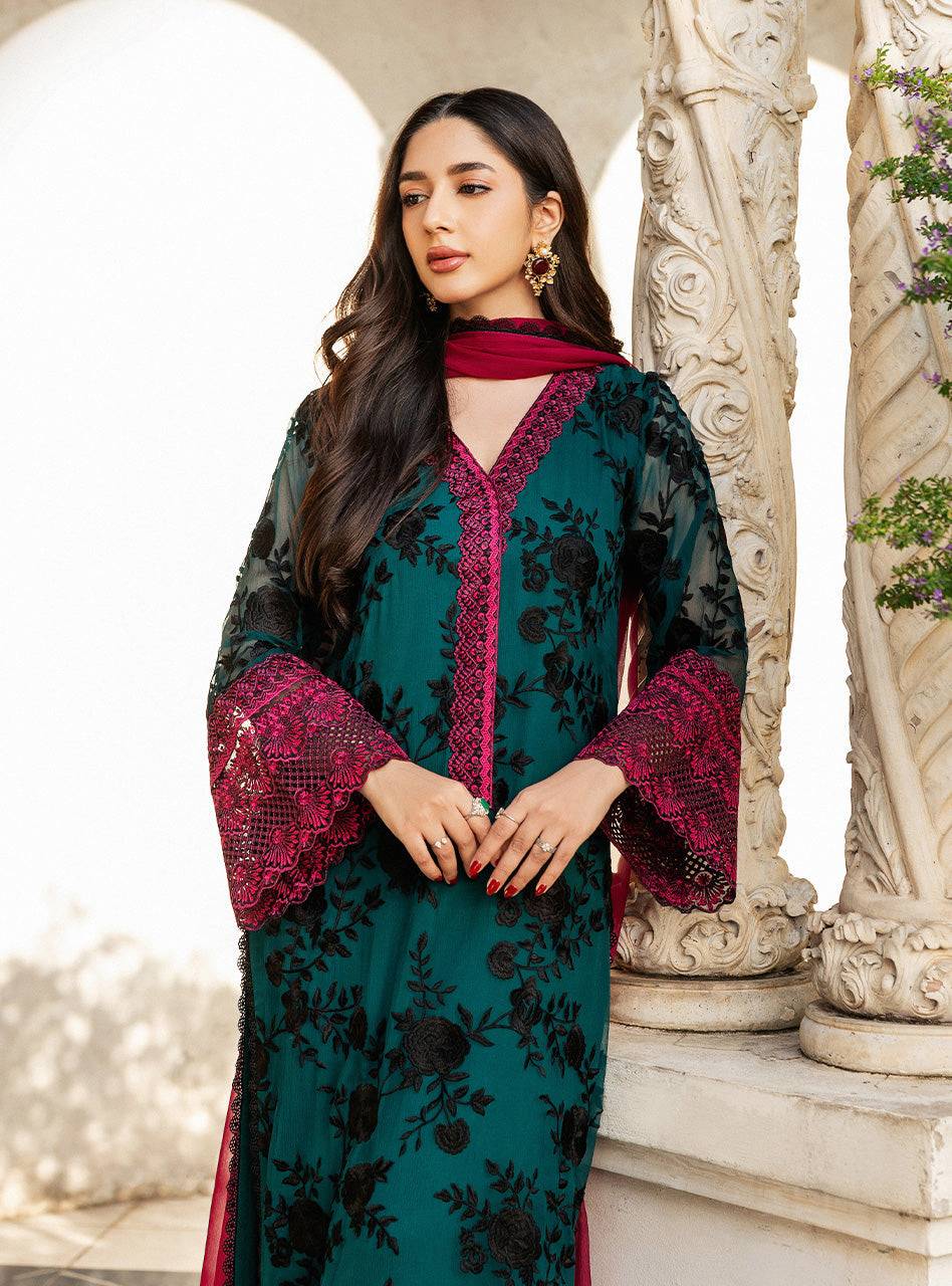 Zainab Chottani | Ramadan Edit 25 | Emerald Twilight by Maria Faisal - Registered Vendor of : Zainab Chottani - type : Ladies Clothes - 100% original wedding dresses