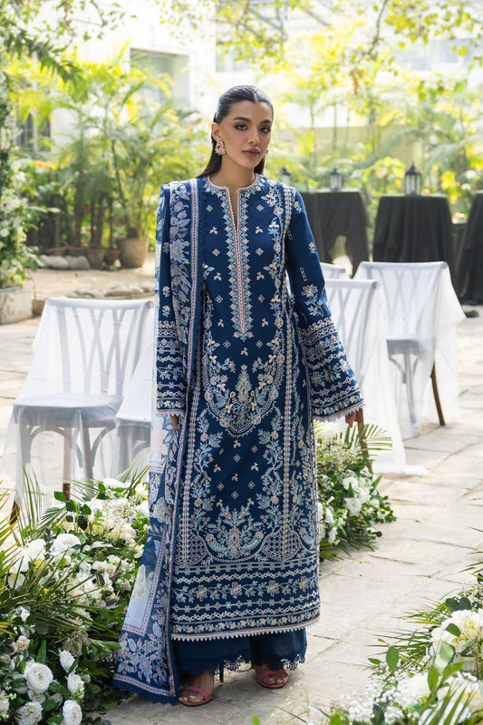 Akbar Aslam | Elaria RTW Lawn 26 | Cielle - Luxury Dress - available at Maria Faisal in UK and USA.