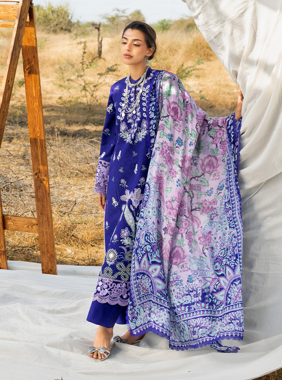 Zainab Chottani | Spring Summer Lawn 26 | Viola - Luxury Dress - available at Maria Faisal in UK and USA.