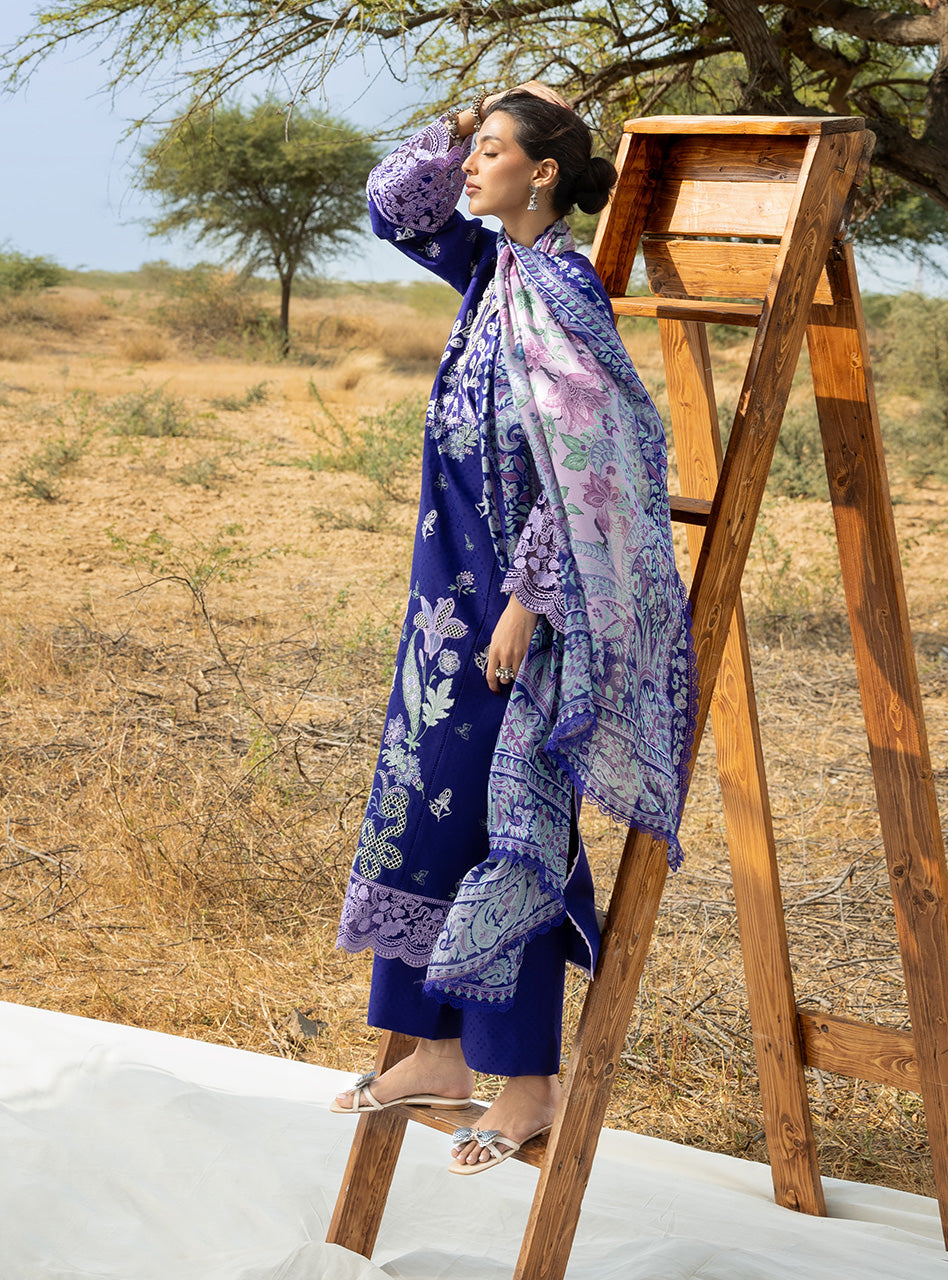 Zainab Chottani | Spring Summer Lawn 26 | Viola - Luxury Dress - available at Maria Faisal in UK and USA.