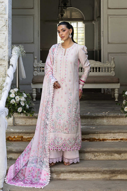Akbar Aslam | Elaria RTW Lawn 26 | Petalia - Luxury Dress - available at Maria Faisal in UK and USA.