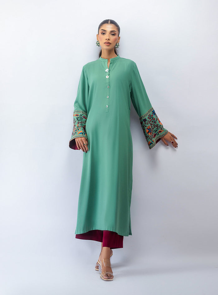 Zainab Chottani | Aara Moonsoon Edit | Mint Escape - Ladies Clothes - Maria Faisal