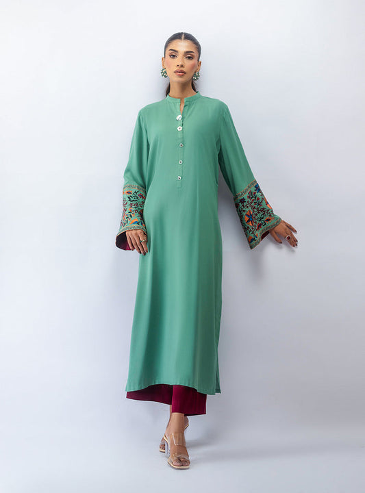 Zainab Chottani | Aara Moonsoon Edit | Mint Escape - Ladies Clothes - Maria Faisal