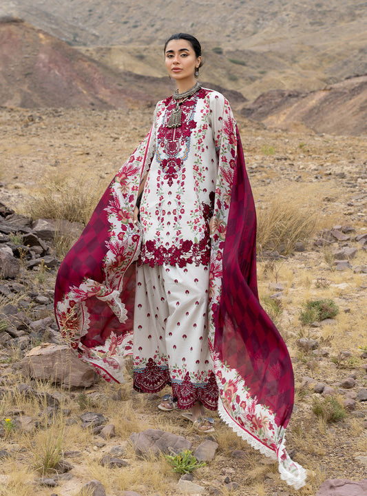 Zainab Chottani | Spring Summer Lawn 26 | Rivya 14 - Luxury Dress - available at Maria Faisal in UK and USA.
