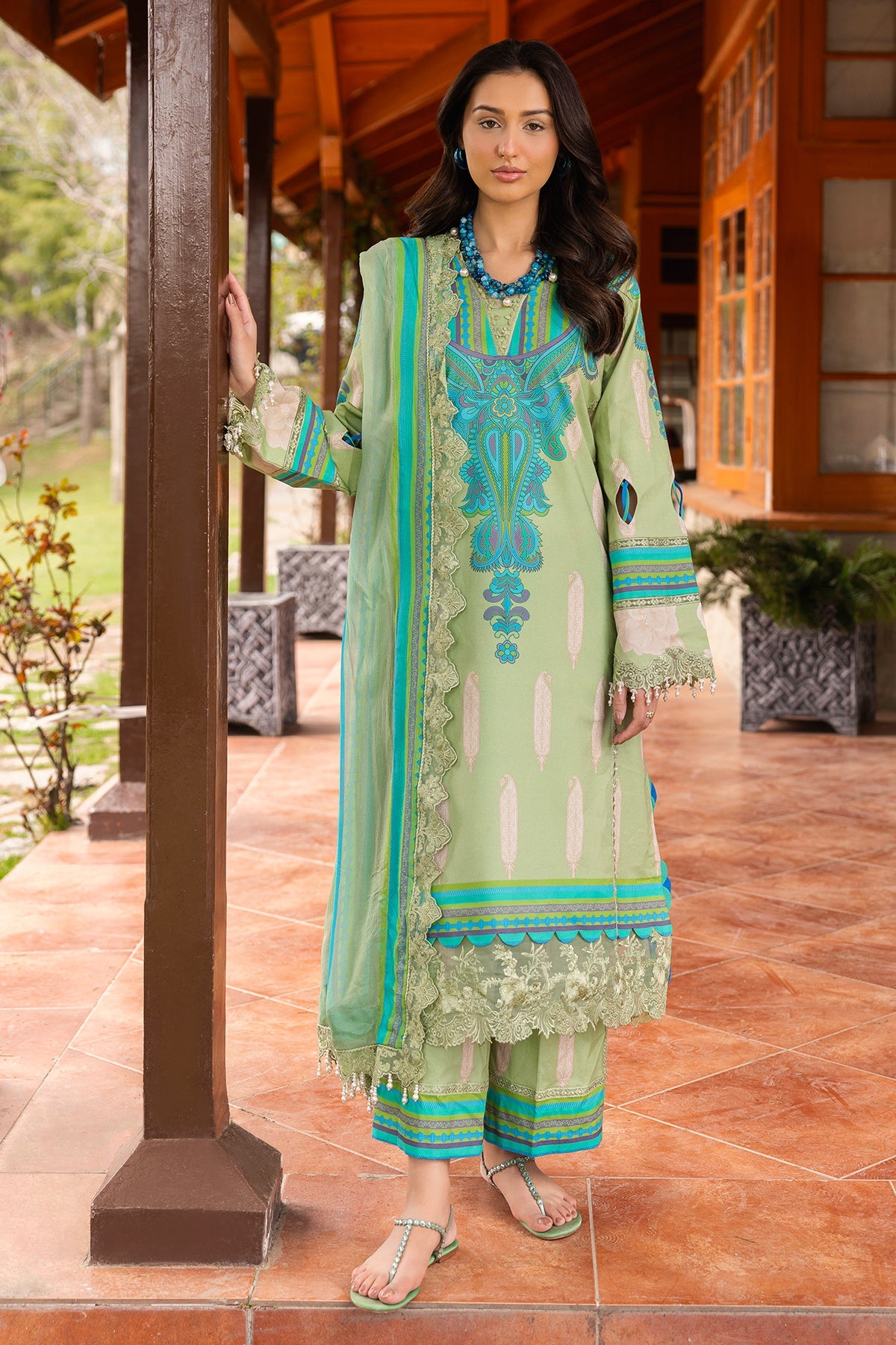 Charizma | Rang e Bahar | VOL 02 CRB6-13 - Luxury Dress - available at Maria Faisal in UK and USA.