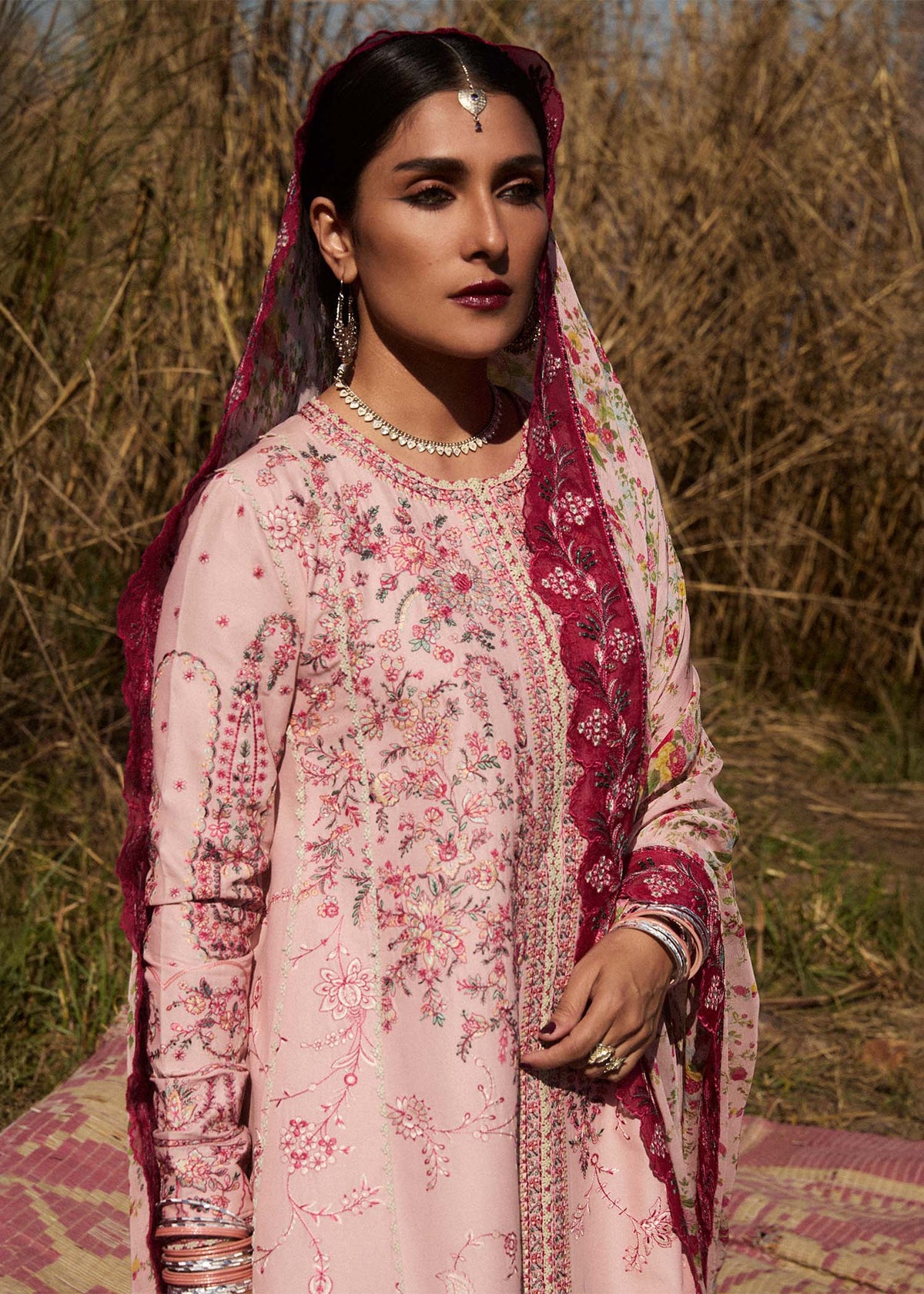 Hussain Rehar | Surkh Eid Pret’25 | Neher by Maria Faisal - Registered Vendor of : Hussain Rehar - type : Ladies Clothes - 100% original wedding dresses