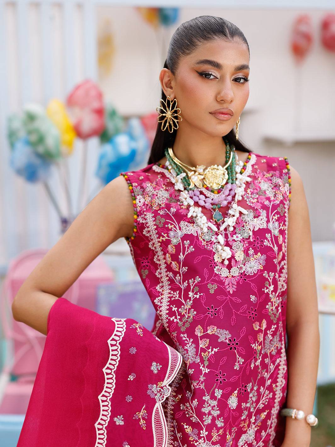 Bin Ilyas | Carnival Summer Edit 25 | 35 - B by Maria Faisal - Registered Vendor of : Bin Ilyas - type : Ladies Clothes - 100% original wedding dresses