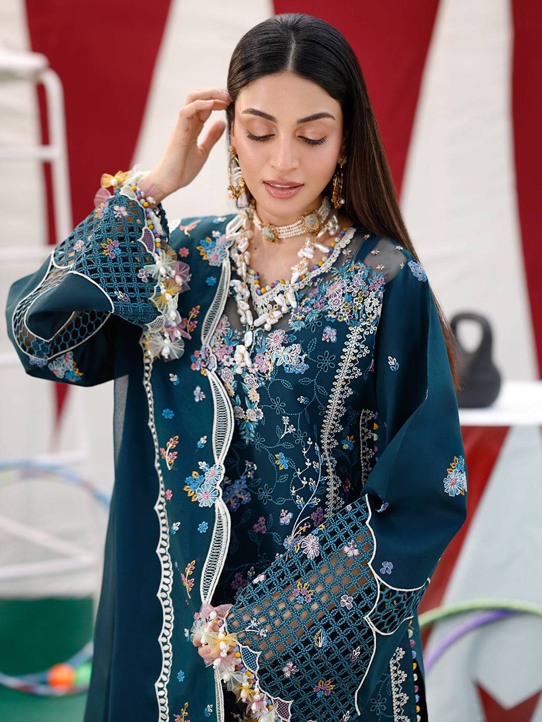 Bin Ilyas | Carnival Summer Edit 25 | 35 - A by Maria Faisal - Registered Vendor of : Bin Ilyas - type : Ladies Clothes - 100% original wedding dresses