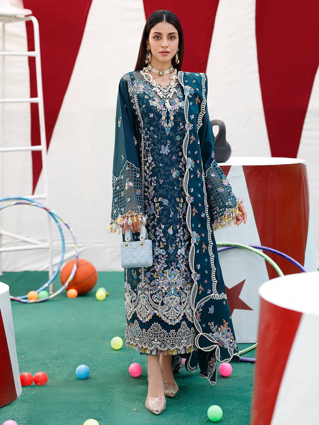 Bin Ilyas | Carnival Summer Edit 25 | 35 - A by Maria Faisal - Registered Vendor of : Bin Ilyas - type : Ladies Clothes - 100% original wedding dresses