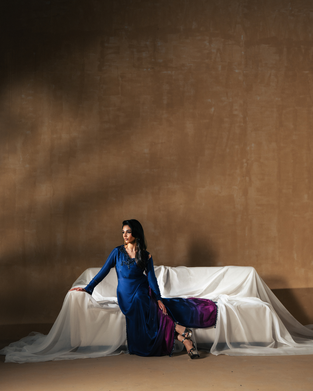 Vasal | Zyra Luxe Pret 26 | Sapphire drift - Ladies Clothes - Maria Faisal