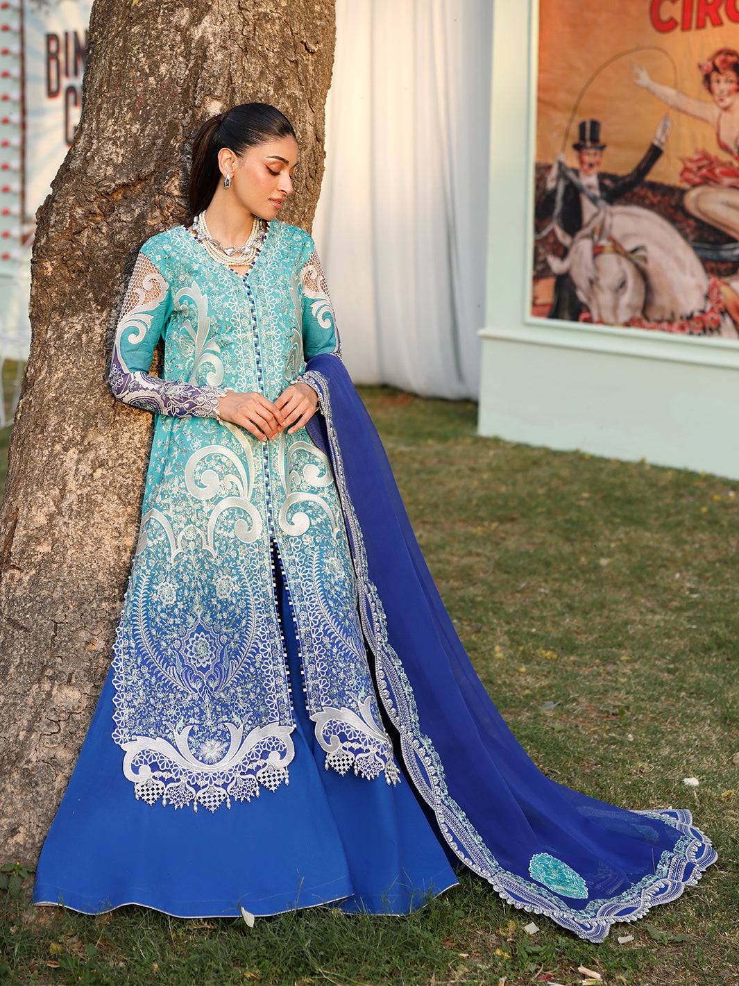 Bin Ilyas | Carnival Summer Edit 25 | 36 - A by Maria Faisal - Registered Vendor of : Bin Ilyas - type : Ladies Clothes - 100% original wedding dresses