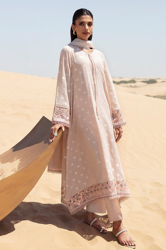 Cross Stitch | Eid Lawn 24 | DUSTY ROSE - Designer Dress with Intricate embroidery and embellishments. Shop elegent wedding dress at Maria Faisal.
