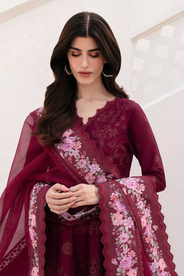 Baroque | Eid Lawn 25 | EL-D05 by Maria Faisal - Registered Vendor of : Baroque - type : Ladies Clothes - 100% original wedding dresses