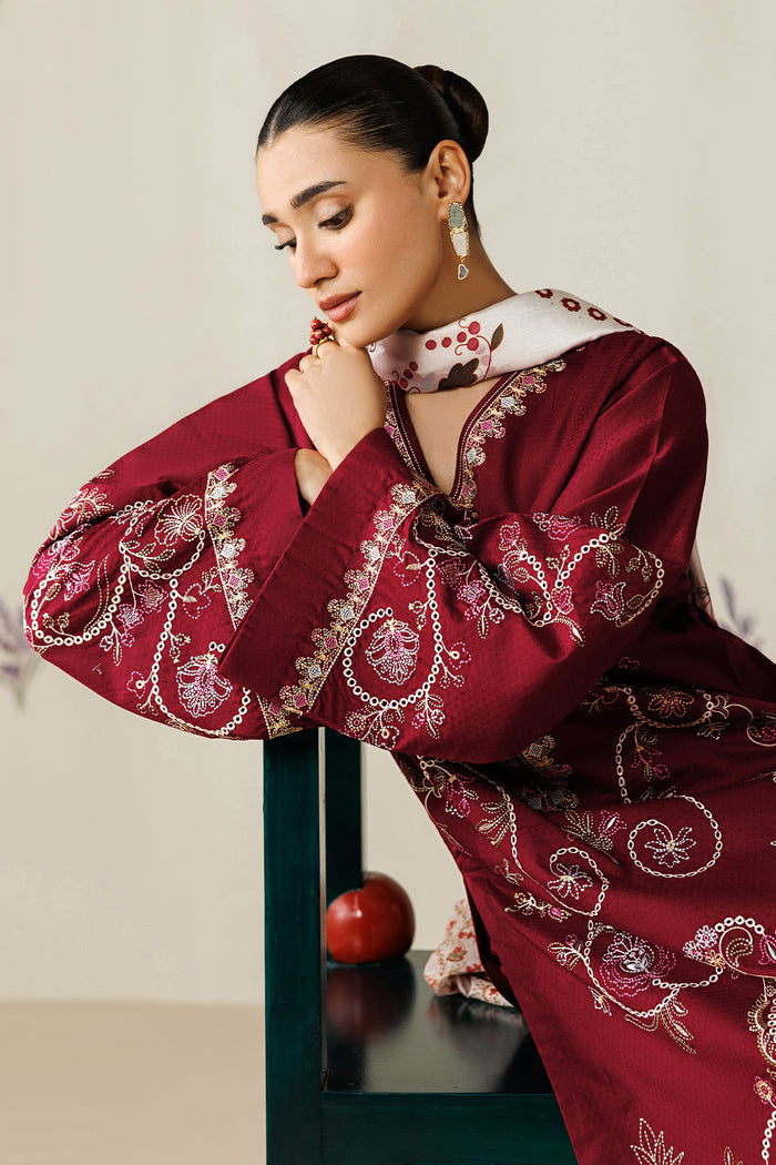 Baroque  | Luxury Pret 26 | PR-1264 - Luxury Dress - available at Maria Faisal in UK and USA.