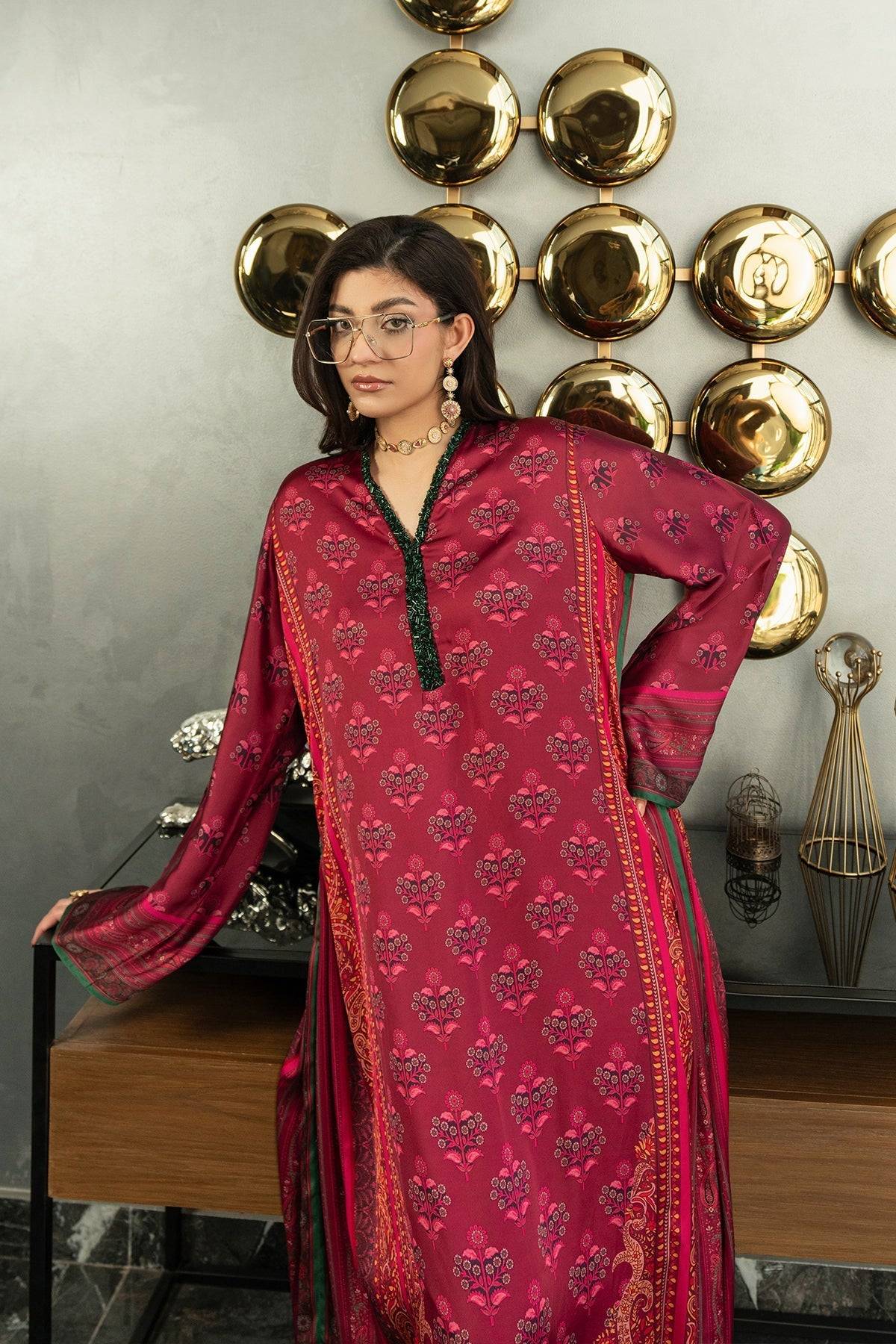 Erum Khan | Eid Edit 25 | Berry Babe by Maria Faisal - Registered Vendor of : Erum Khan - type : Ladies Clothes - 100% original wedding dresses