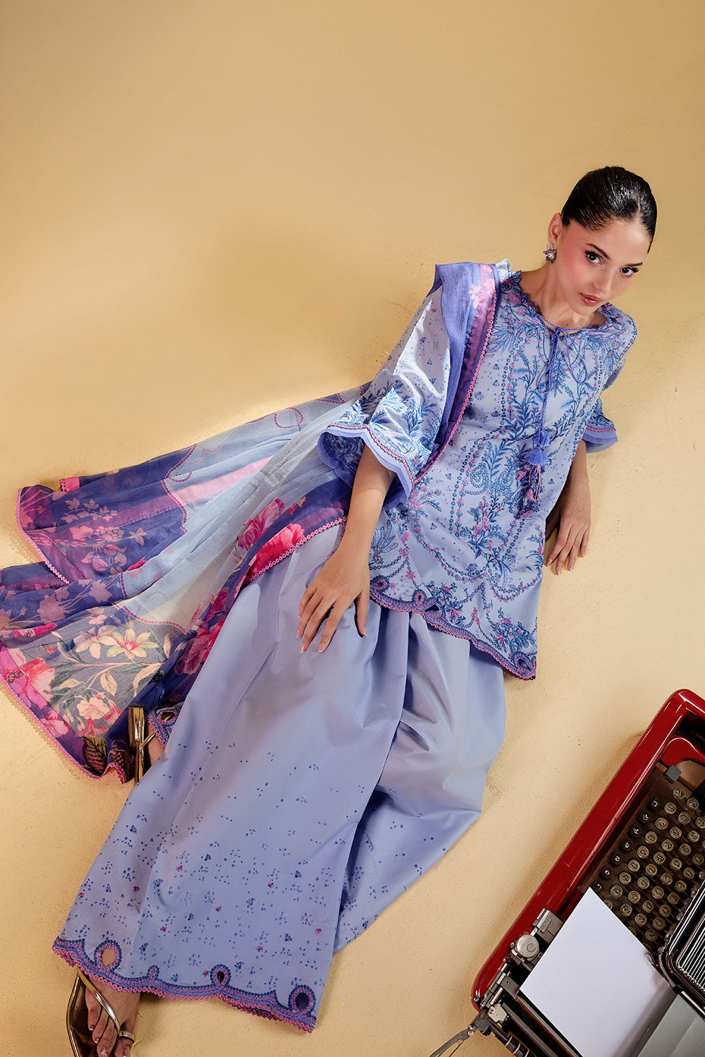 Sobia Nazir | Vital 26 | 3A - Luxury Dress - available at Maria Faisal in UK and USA.
