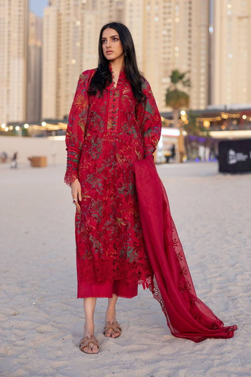 Rangrasiya | Carnation Summer Edit 25 | Scarlet by Maria Faisal - Registered Vendor of : Rangrasiya - type : Ladies Clothes - 100% original wedding dresses