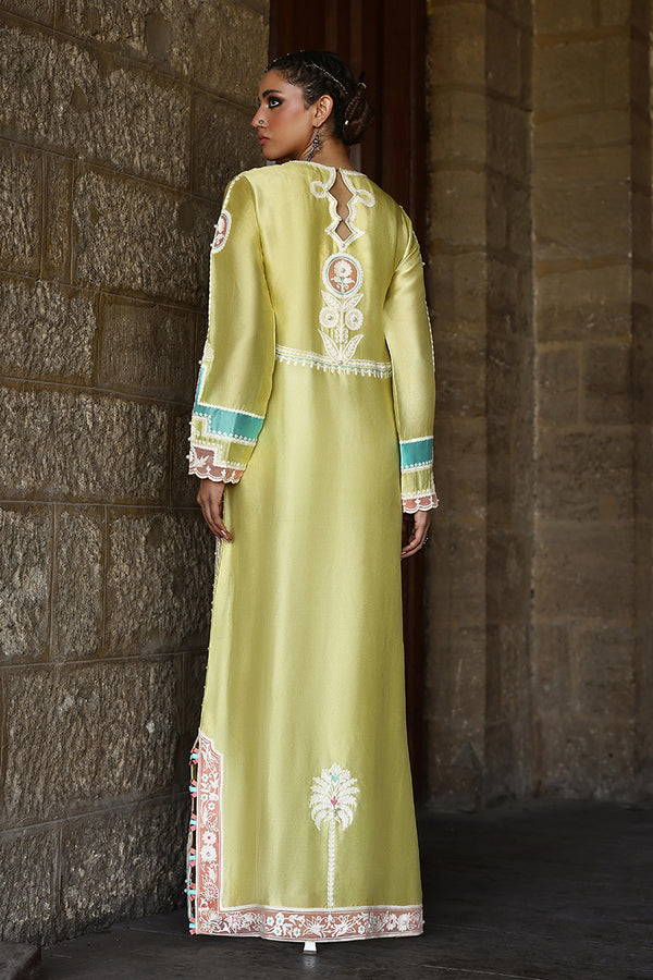 Wardha Saleem | Aari Collection | Minaal - Formal Dress - available at Maria Faisal in UK and USA.