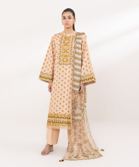 Sapphire | Intermix 2024 | Cambric Suit S-06 - Designer Dress with Intricate embroidery and embellishments. Shop elegent wedding dress at Maria Faisal.