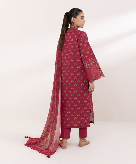 Sapphire | Intermix 2024 | Cambric Suit S-08 - Designer Dress with Intricate embroidery and embellishments. Shop elegent wedding dress at Maria Faisal.