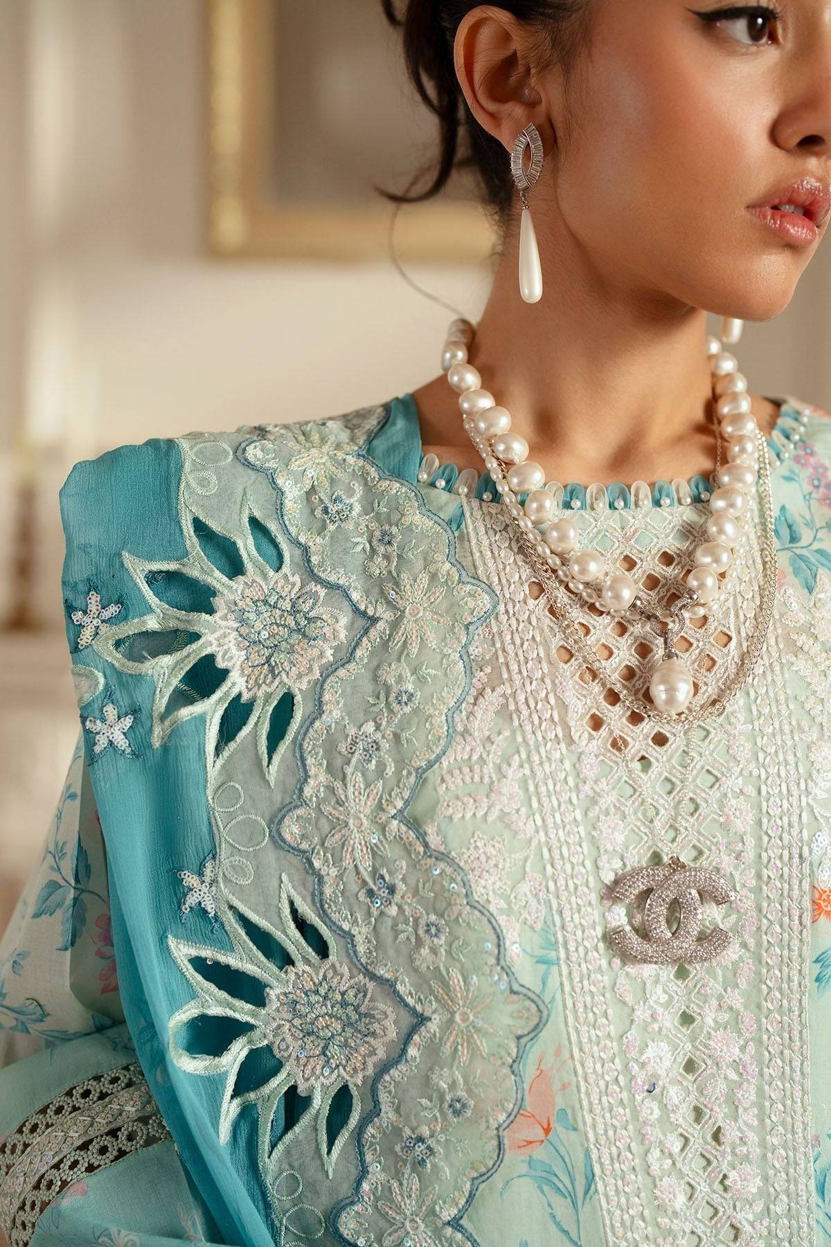 Nureh | Feya Eid Lawn | FE-06 by Maria Faisal - Registered Vendor of : Nureh - type : Ladies Clothes - 100% original wedding dresses