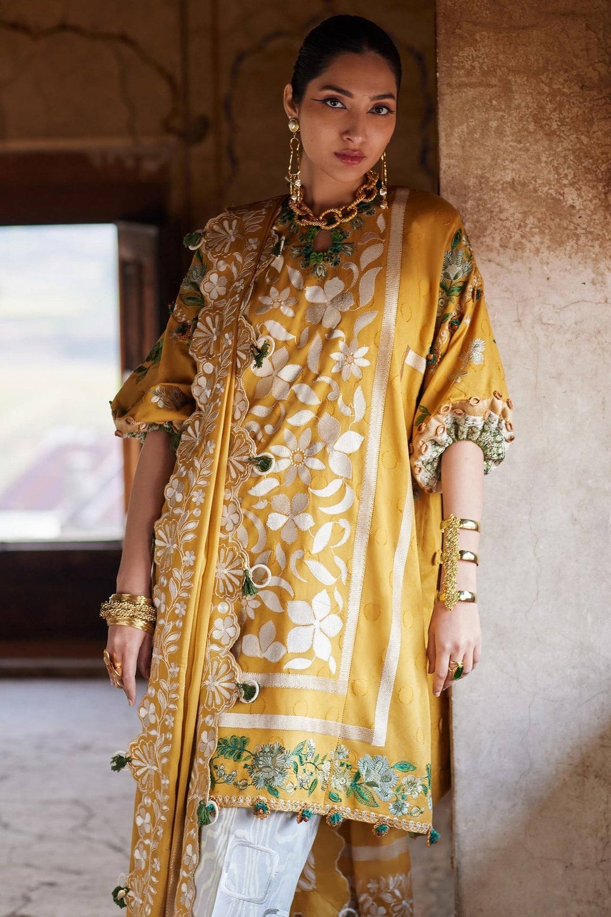 Elan | Luxury Lawn 25 | AURELIA (EL25-08 B) by Maria Faisal - Registered Vendor of : Elan - type : Ladies Clothes - 100% original wedding dresses