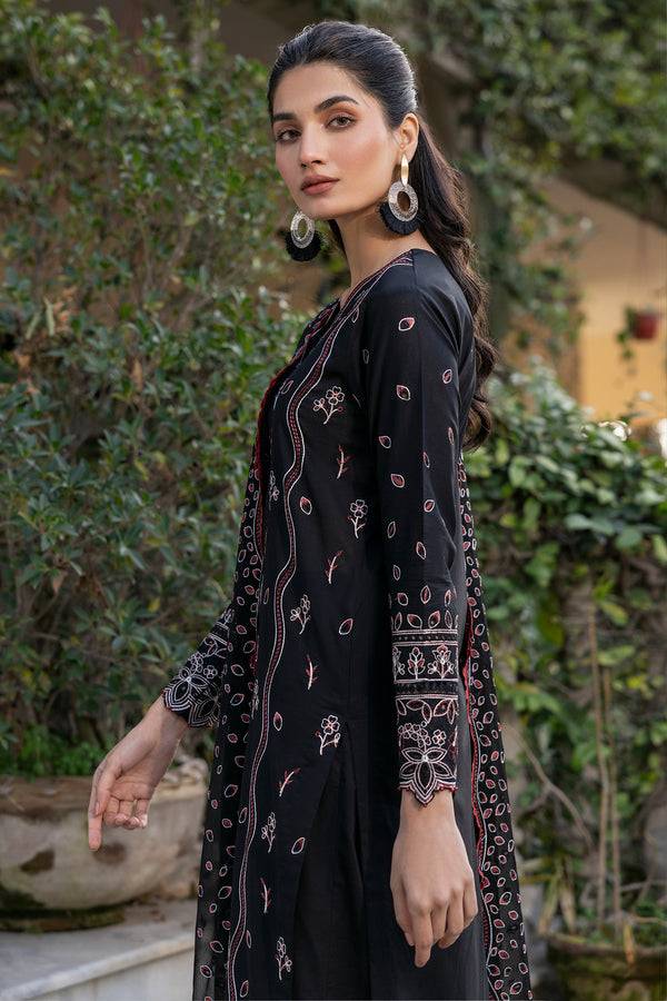 Farasha | Summer Weaves Embroidered Lawn | Black Rose by Maria Faisal - Registered Vendor of : Farasha - type : Ladies Clothes - 100% original wedding dresses