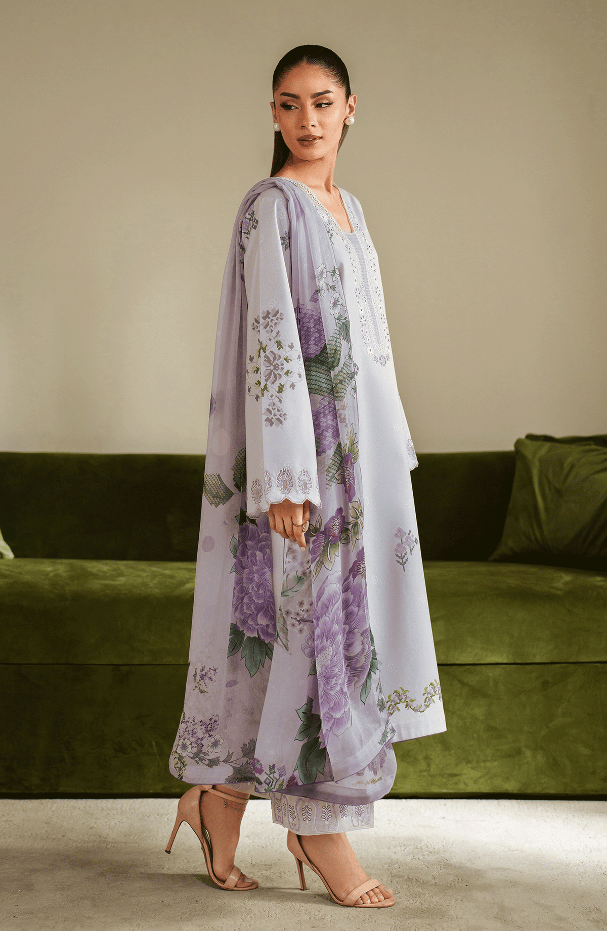 Seran | Ilara Cambric | LAVARA - Ladies Clothes - Maria Faisal