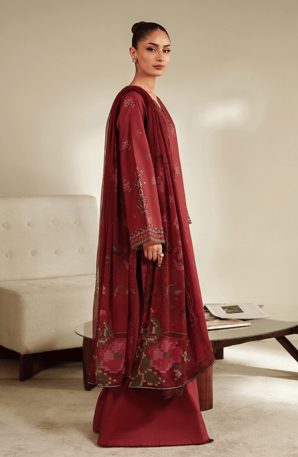 Seran | Ilara Cambric | SORREL - Ladies Clothes - Maria Faisal