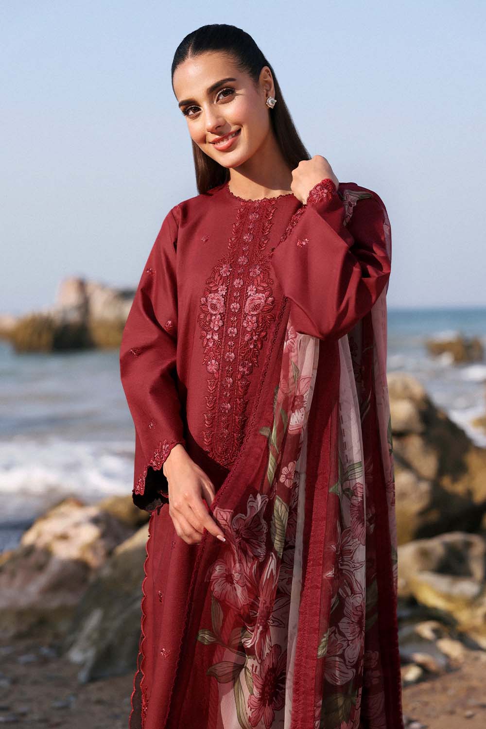 Seran | Afsanah Lawn 25 | MEHRU by Maria Faisal - Registered Vendor of : Seran - type : Ladies Clothes - 100% original wedding dresses