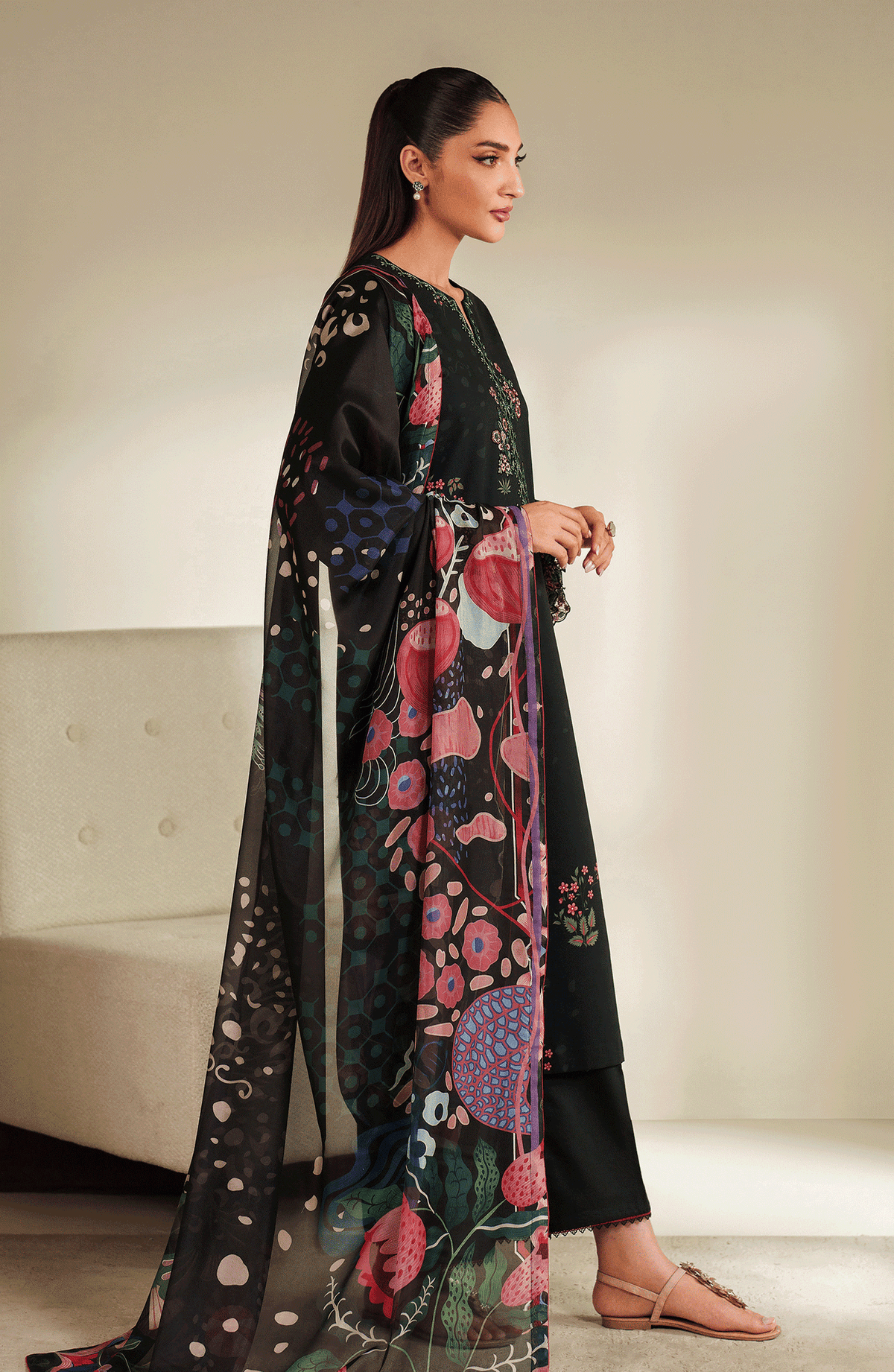 Seran | Ilara Cambric |NOIREA - Ladies Clothes - Maria Faisal