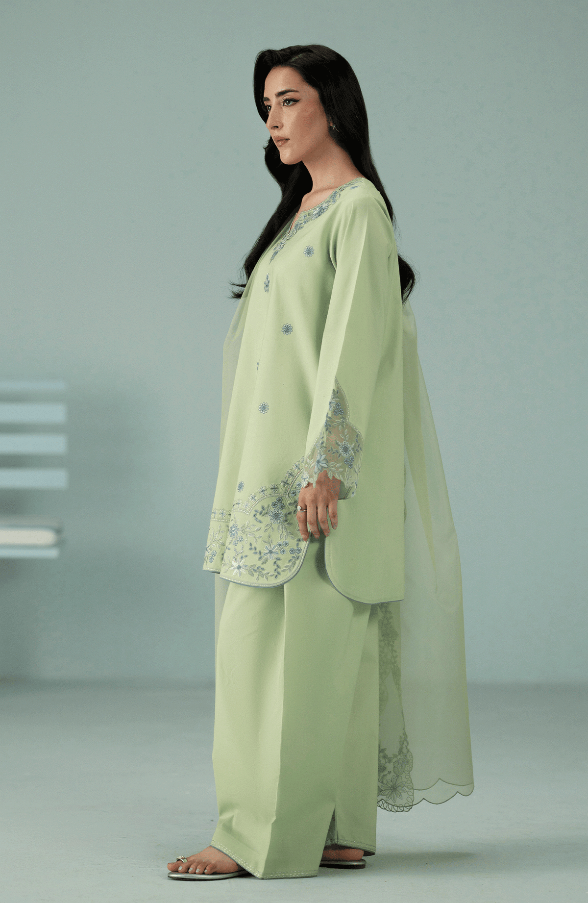 Seran | Luxury Pret | SEREN - 3pc - Ladies Clothes - Maria Faisal