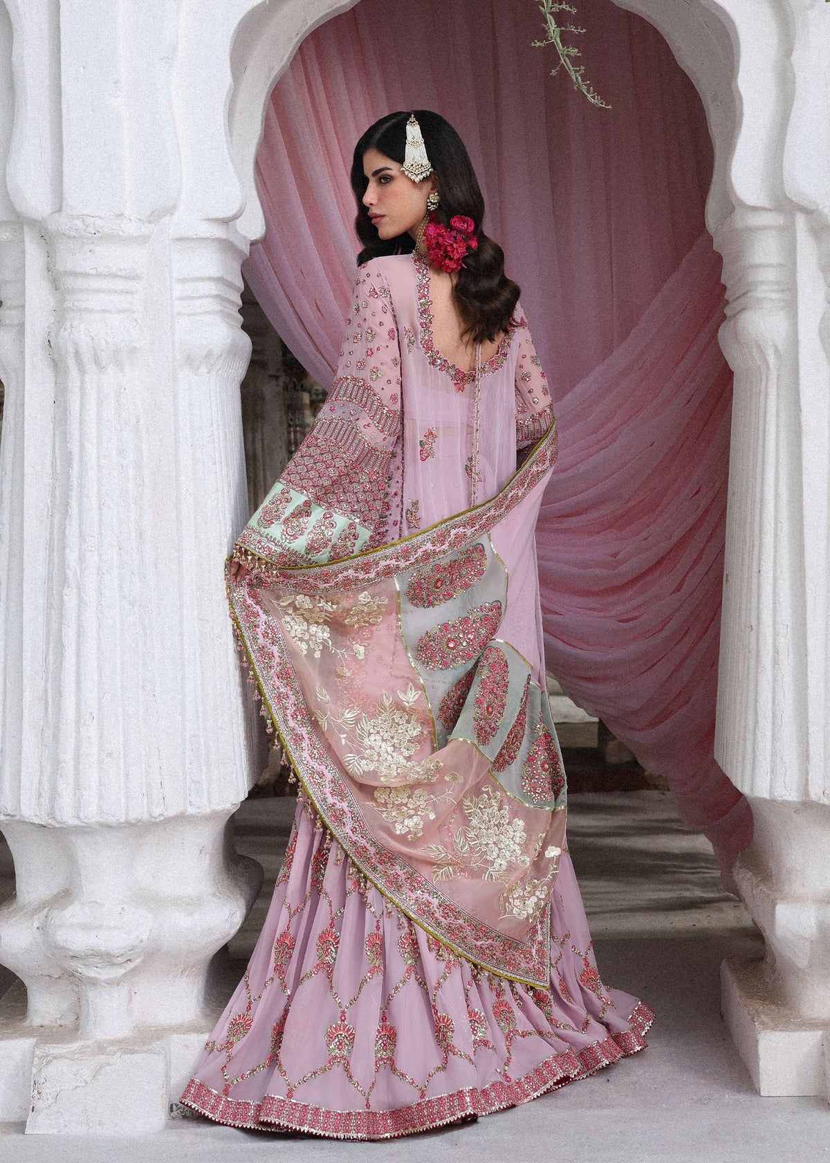 Hussain Rehar | Festive Eid Collection 26 | Rukhsaar - Formal Dress - available at Maria Faisal in UK and USA.