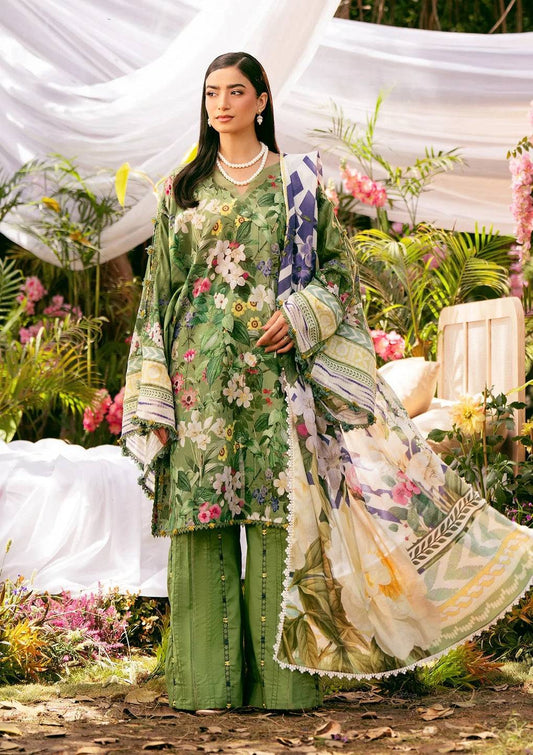 Elaf Premium | Prints 25 | EPS-1B GREEN EDEN by Maria Faisal - Registered Vendor of : Elaf Premium - type : Ladies Clothes - 100% original wedding dresses