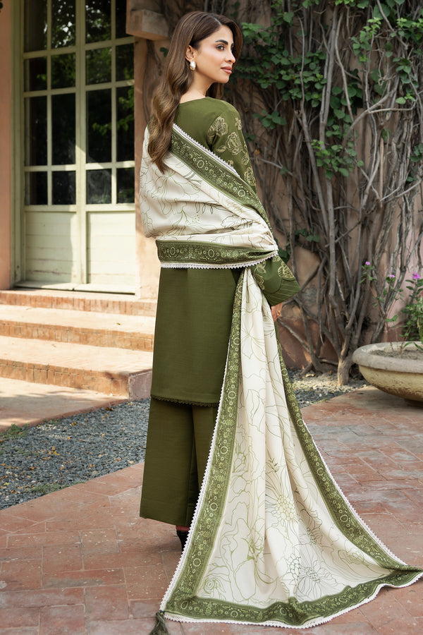 Farasha | Eminence Khaddar 25 | Olvyn - Casual Dress - available at Maria Faisal in UK and USA.