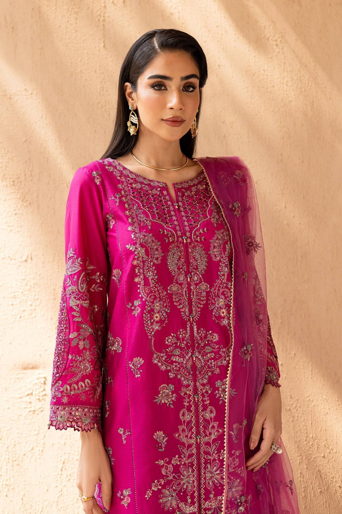 Batik | Nyra Embroidered Summer Solids |Dastak by Maria Faisal - Registered Vendor of : Batik - type : Ladies Clothes - 100% original wedding dresses