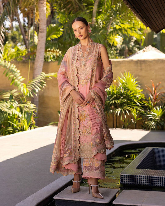Faiza Saqlain | Zinnia Lawn 25 | Peony by Maria Faisal - Registered Vendor of : Faiza Saqlain - type : Ladies Clothes - 100% original wedding dresses