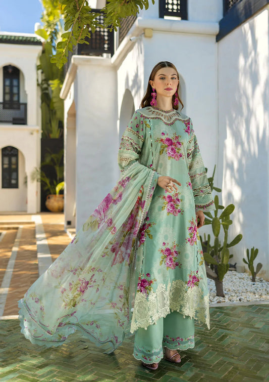 Elaf Premium | Signature 25 | ETS-03A TURQUOISE - Ladies Clothes 