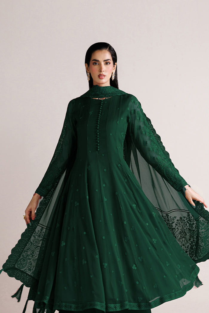 Farasha | Chiffon Essentials 26 | Jade Mosaic - Formal Dress - available at Maria Faisal in UK and USA.