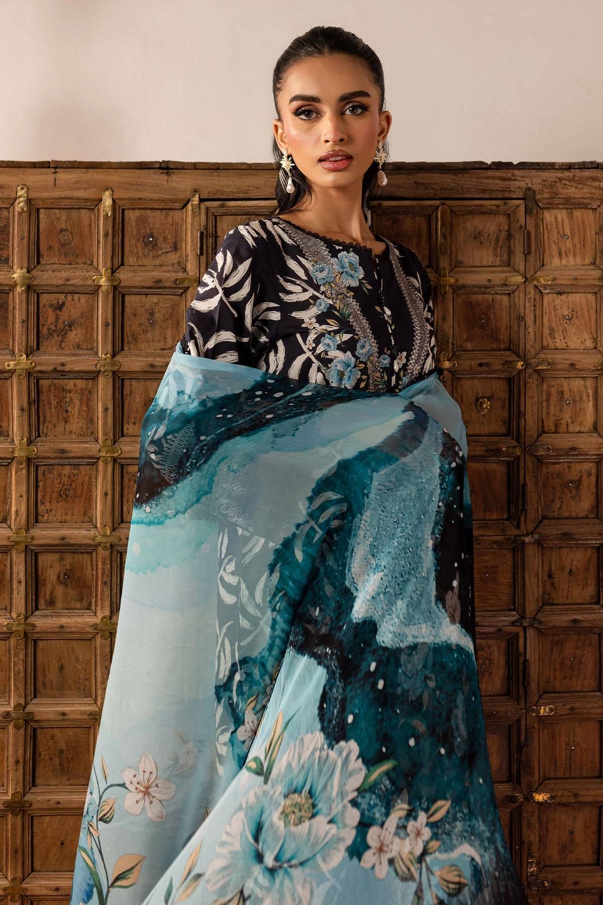 Nureh | Printed Lawn 25 | SP-142 by Maria Faisal - Registered Vendor of : Nureh - type : Ladies Clothes - 100% original wedding dresses