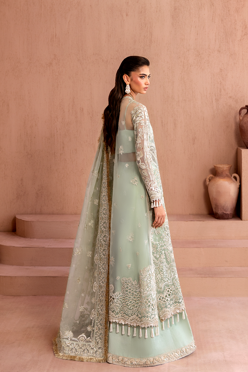 Emaan Adeel | Clay Couture | ZARVE - Formal Dress - available at Maria Faisal in UK and USA.